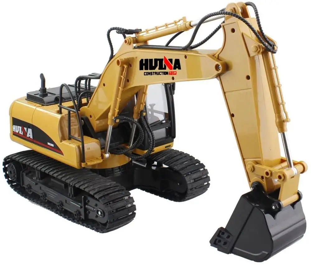 RCtown 1/14 Rc Truck Caterpillar Alloy Tractor Engineering Car 2.4ghz Radio Controlled 15 Channel Excavator Toy For Boy | Игрушки и