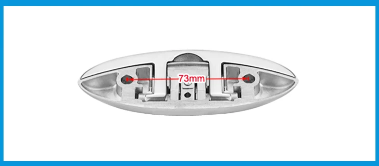 

5 Inch Stainless Steel 316 Boat Flip Up Folding Pull Up Cleat Dock Deck marine hardware Line Rope mooring Cleat accessorie
