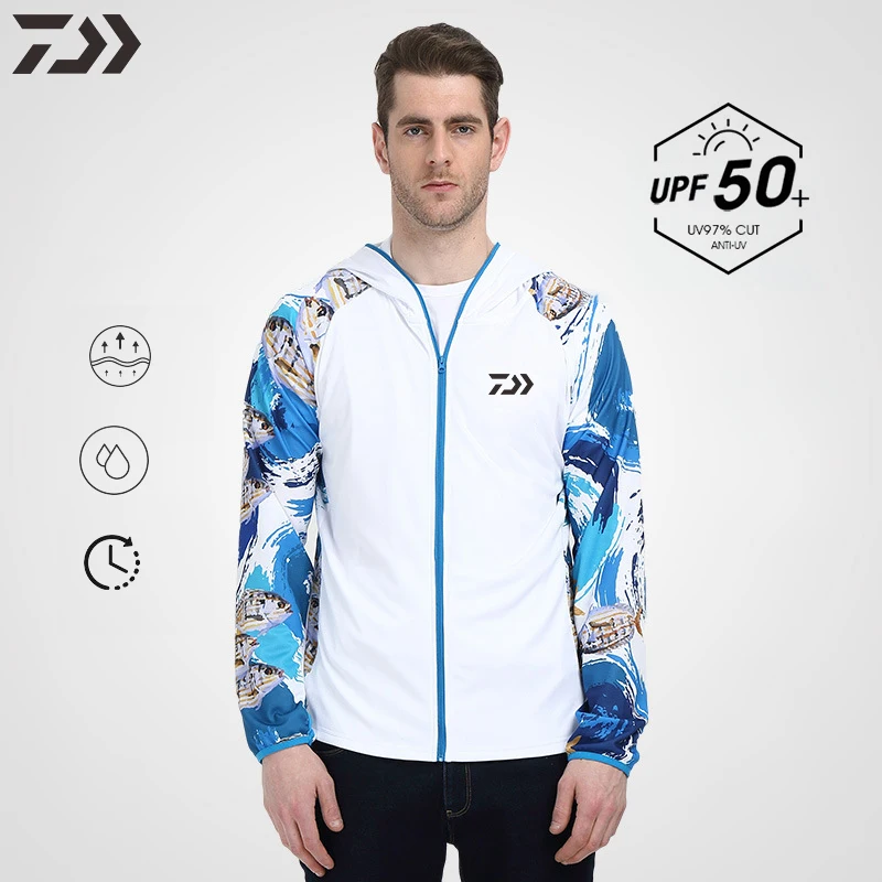 

Daiwa Summer Ultra-thin Fishing Clothing Breathable Anti-UV Outdoor Sportswear Quick Drying Shimanos Fishing Sunscreen Clothes