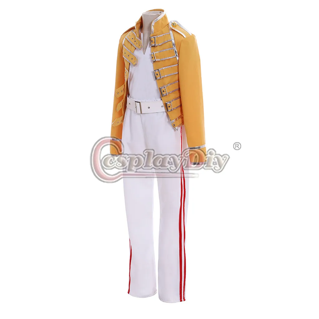 Косплей diy королева свинцовый вокал Freddie Mercury костюм косплей рок звезда Фредди