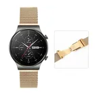 Ремешок для часов samsung galaxy watch 3 Active 2, Huawei watch GT, 22 мм, 20 мм, металлический сменный ремешок для часов Amazfit GTR 47 мм
