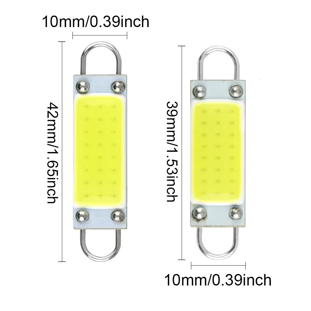2 шт. супер яркий 31 36 мм/39 мм/41 мм C5W C10W светодиодный COB 24 Чипы SMD лампы автомобиля гирлянда светильник авто интерьер купола светильник лампы 12V