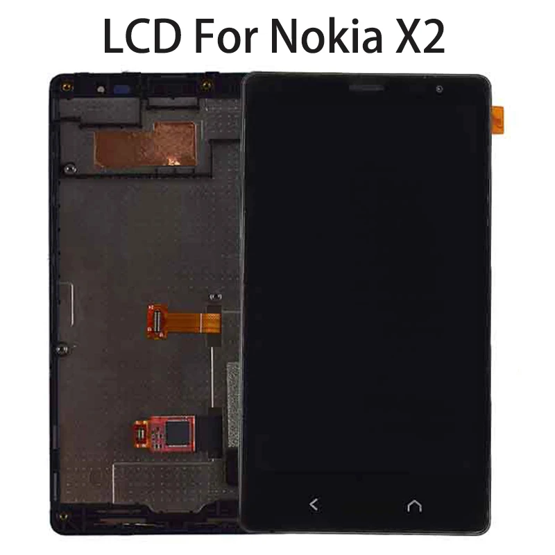 ЖК дисплей 4 3 дюйма для Nokia X2 RM 1013 X2DS сенсорный экран дигитайзер сенсорная панель в