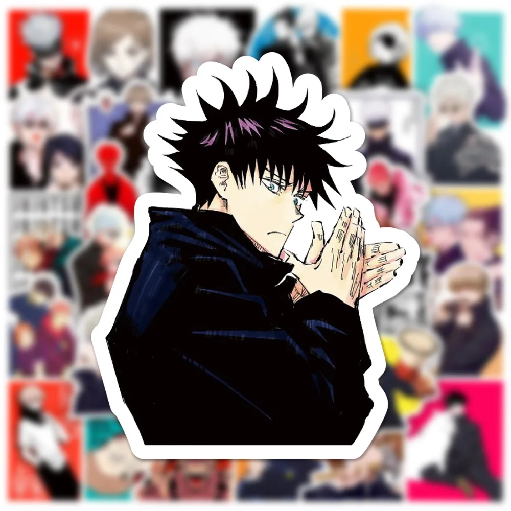 103050pcs anime jujutsu kaisen cartoon graffiti stickers stickers laptop mobile phone shell bicycle guitar stickers wholesale free global shipping