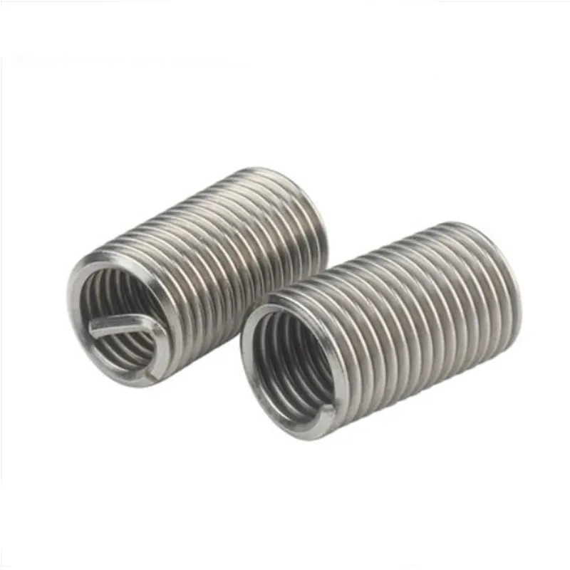 50Pcs M6*1D Stainless Steel Coiled Wire Helical Screw Thread Inserts M6 Bushing self tapping thread repair tool | Обустройство дома