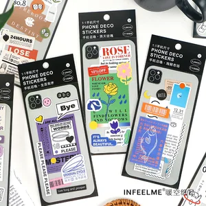 Набор наклеек для скрапбукинга, Mohamm, 2 шт., мобильный телефон