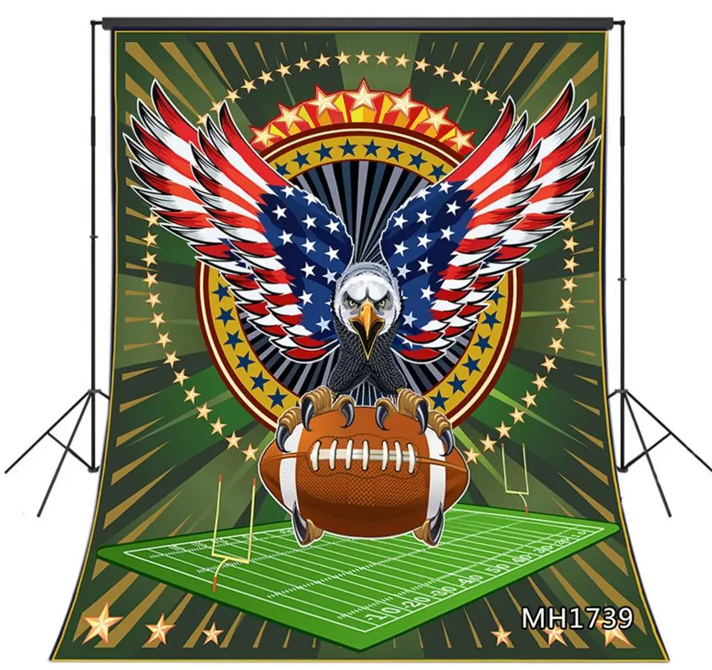 Американский орел флаги США фон для фотосъемки спортивный фото стенд детей