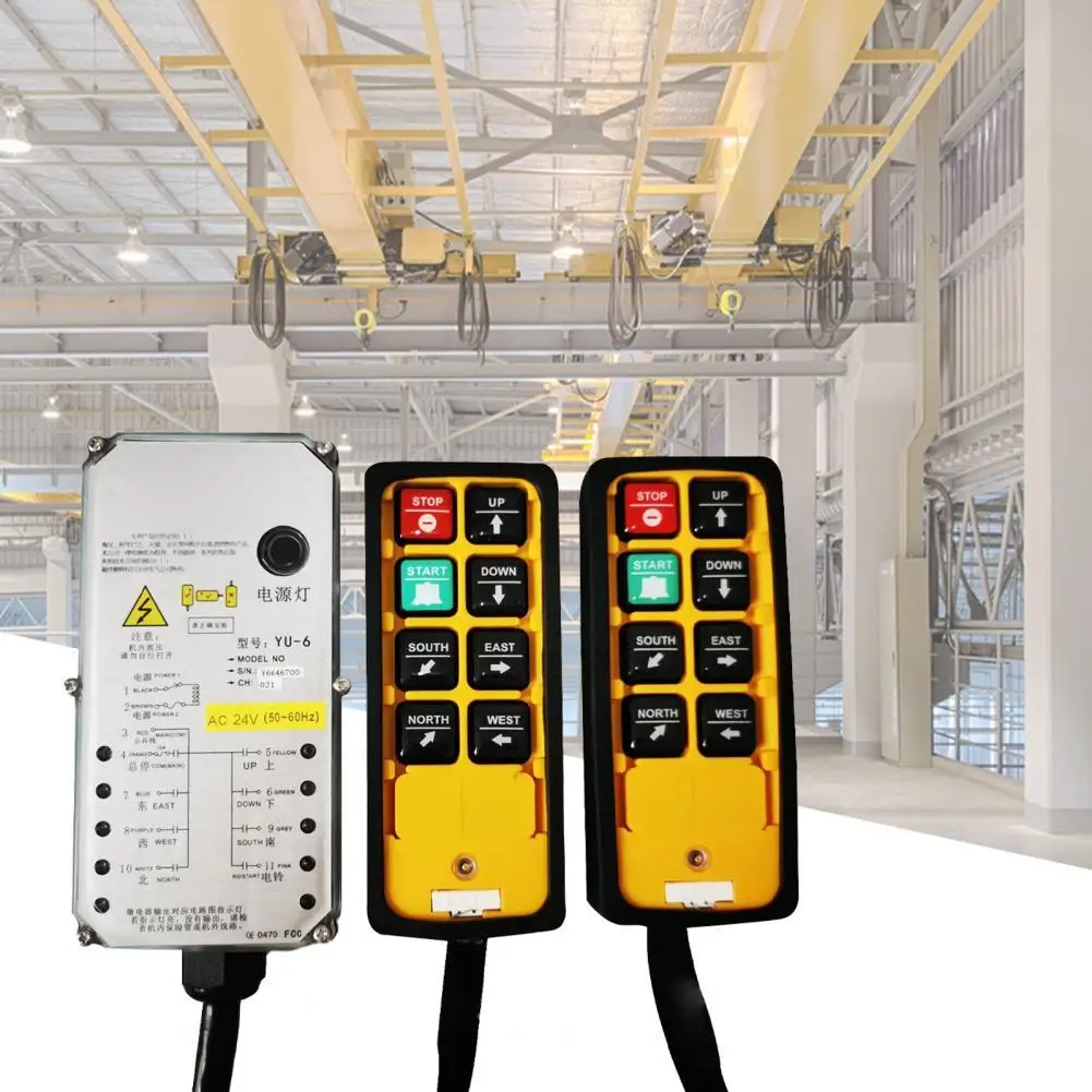 

Fireproof High Transmission Frequency Crane Remote Control Receiver Durable Hoist Controller Wireless for Concrete Pump