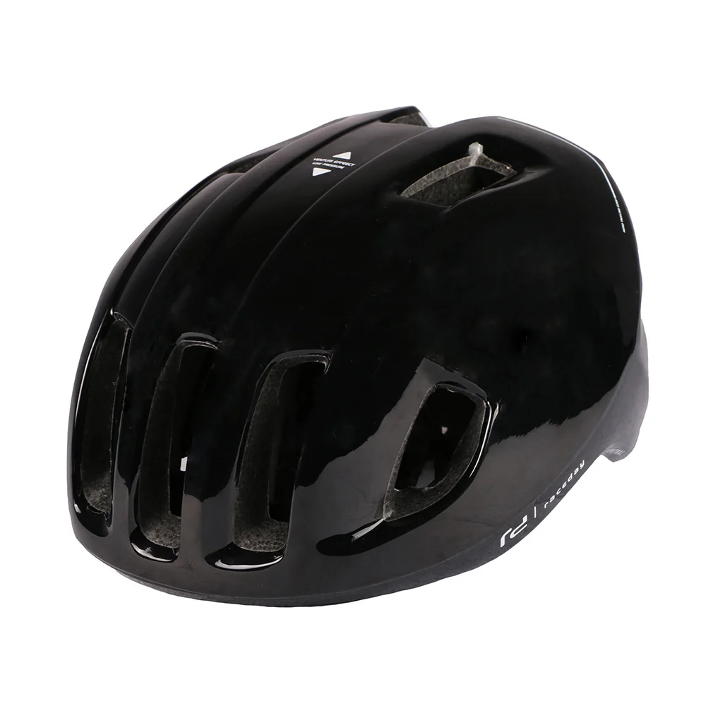 black glossy VENTRAL, шлем для взрослых, шлем для шоссейного велосипеда, шлем для велосипеда - Цвет: black glossy