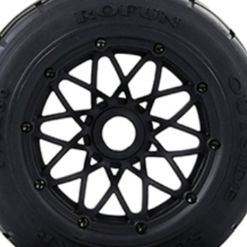 

ROFUN Slate Tire Front Rear Wheel Tyre Assembly Set for 1/5 HPI ROFUN BAHA KM ROVAN BAHA 5B Rc Car Racing Toys Parts