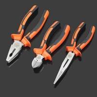 6inch 8inch long nose pliers diagonal pliers wire cutter electrician repair hand tools high carbon steel