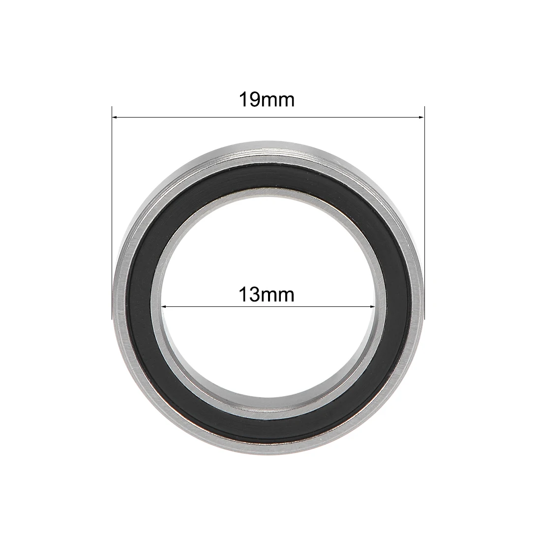 

uxcell MR1319-2RS Deep Groove Ball Bearings 13mm x 19mm x 4mm Double Sealed Chrome Steel P0(ABEC1) 10pcs
