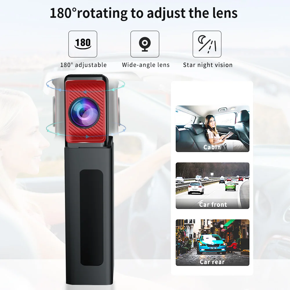 car dvr dual cameras lens 3 0 inch dash camera support rearview camera video recorder auto registrator 1080p hd dash cam wifi free global shipping
