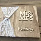 Свадебная Гостевая книга 10203040 страниц, свадебное украшение, сладкая Свадебная книга в деревенском стиле для гостей, подарки, сувениры L7T5