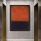 Картина на холсте с изображением знаменитого Марка Ротко фокус, плакаты с цветными блоками, современные настенные картины для декора гостиной, спальни