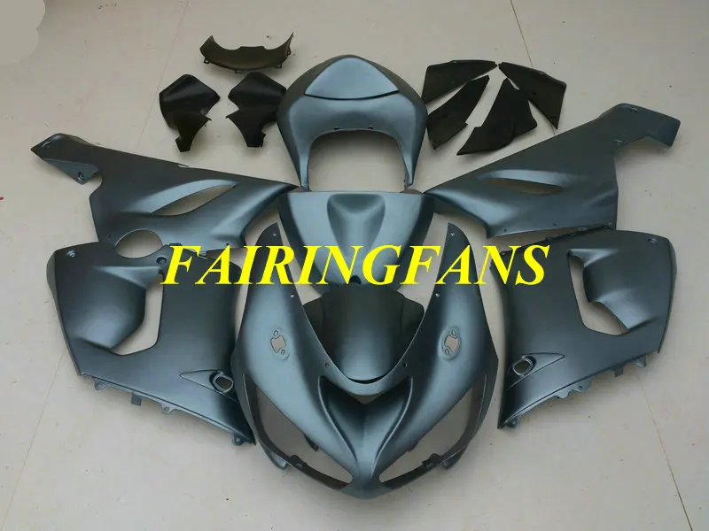 Мотоцикл обтекатель тела комплект для KAWASAKI Ninja ZX6R 636 05 06 ZX 6R 2005 2006 ABS серые