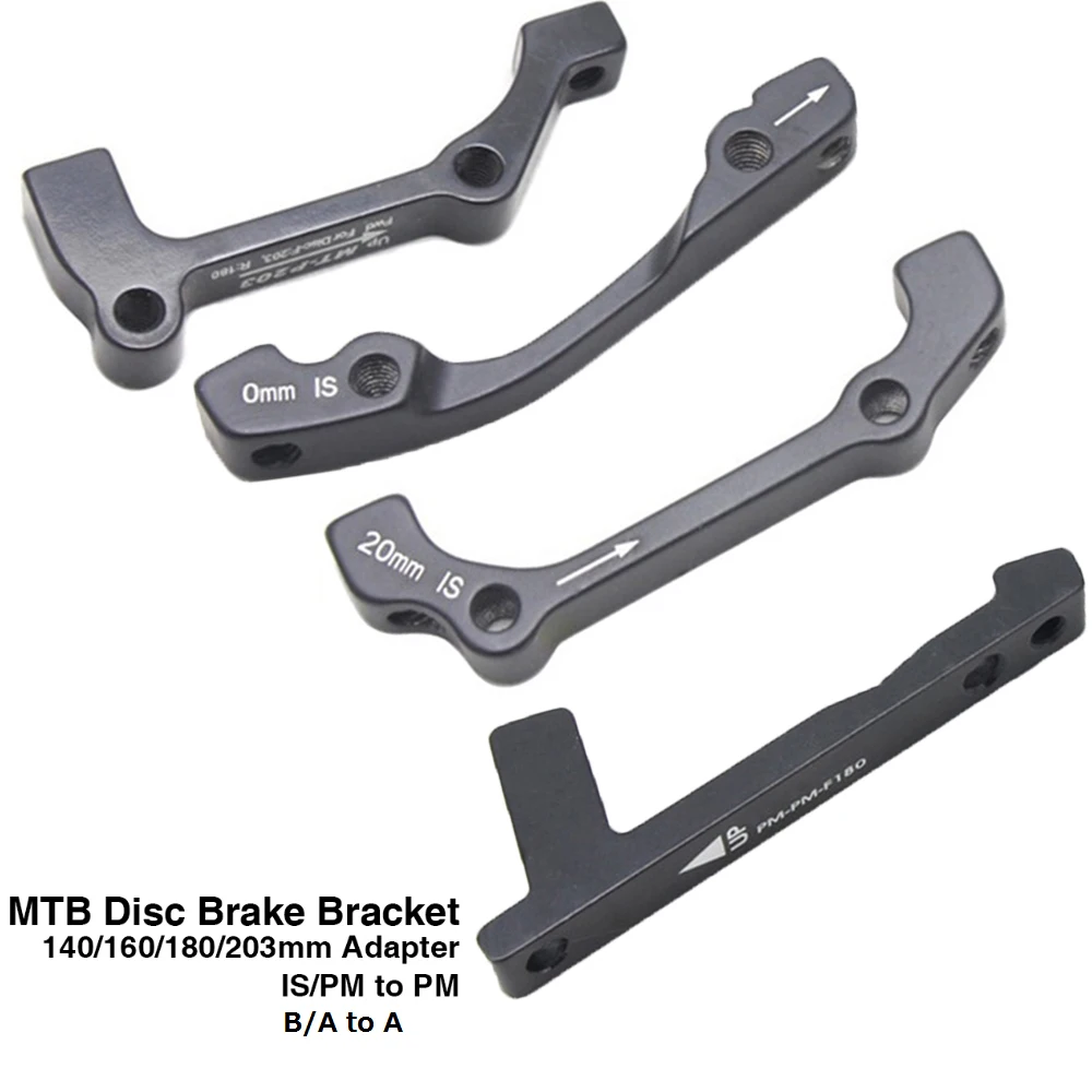 

1pcs mountain bike disc brake converter Ultralight Bracket IS PM AB to PM A Disc Brake Mount Adapter for 140 160 180 203mm rotor