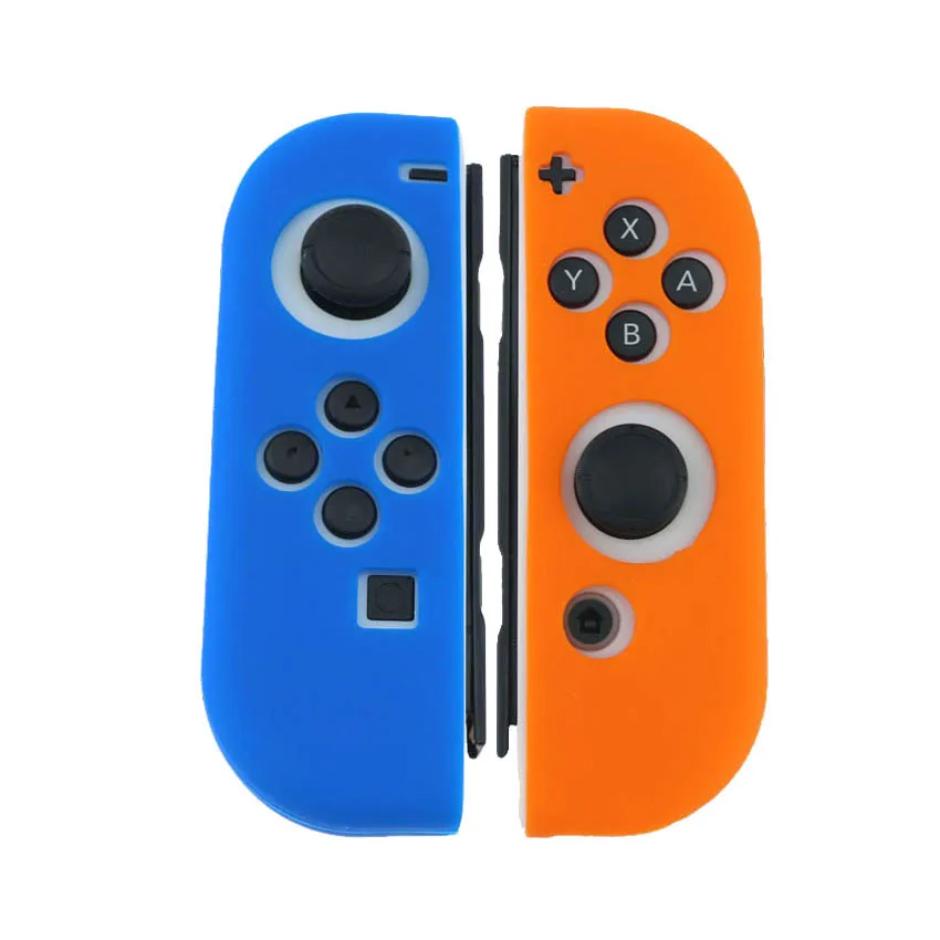 BI YuXi для nyd Switch NS Joy Con корпус на замену чехол для NX JoyCons контроллер чехол Противоскользящий защитный чехол для кожи - Цвет: BI