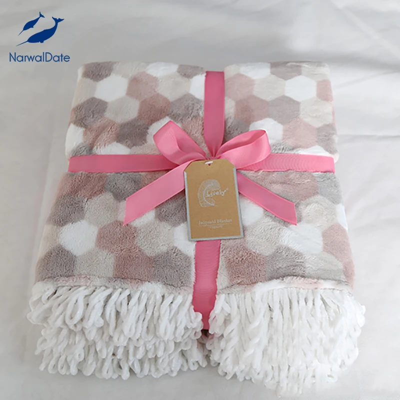 Одеяло Флисовое одеяло диван/кровать/самолёт дорожный плед Комплект постельного