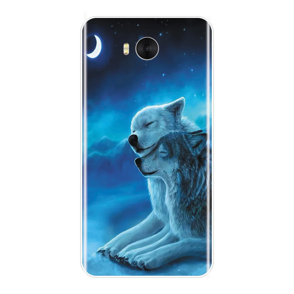 Чехол для телефона Huawei Y5 Y6 Y7 Prime 2017 2018 Y9 2019 Мягкий Силиконовый ТПУ цветной чехол Y3 II