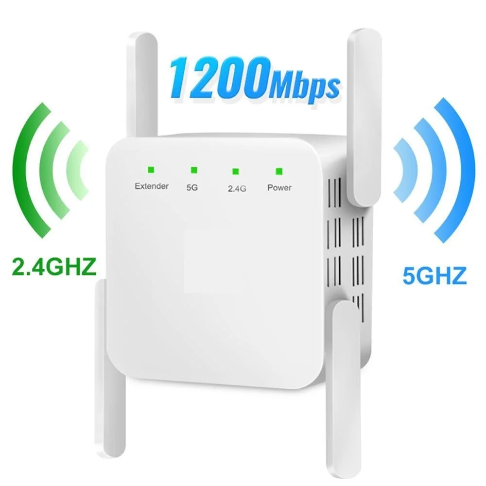 

Ретранслятор Wi-Fi 2,4 ГГц/5 ГГц, Мбит/с