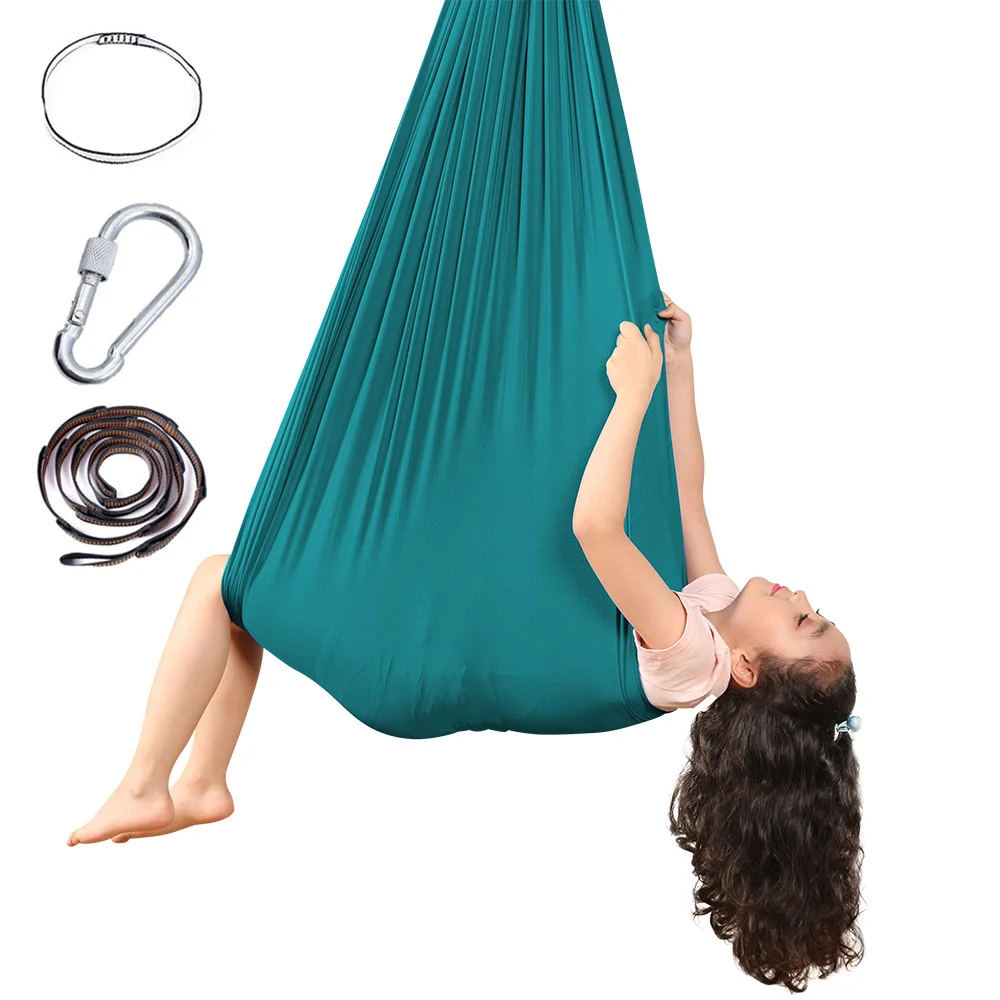 

Snuggle Swing for Kid with Special Needs Adjustable Elastic Cuddle up Hammock Chairtoy for Indoor Yoga Hardware Included jlrr