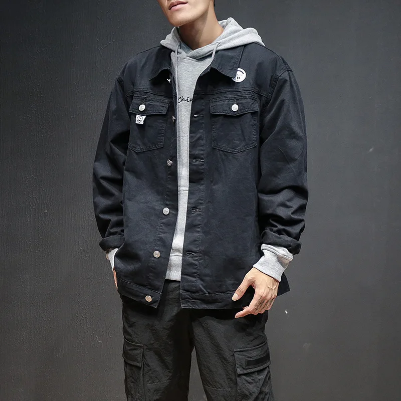 Осенняя Новая рабочая куртка мужская Японская Ретро негабаритная брендовая