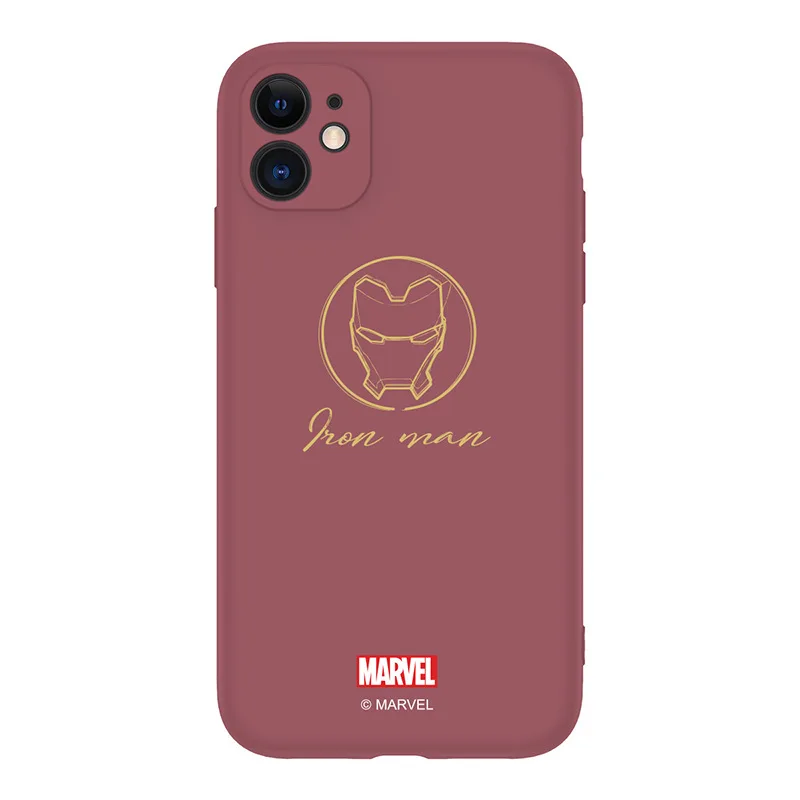 

Marvel certified for the iPhone X liquid silicone case anti-fall protective case