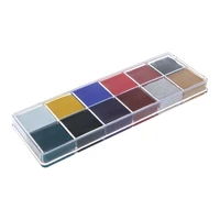 professional face body 12 colors oil painting paint pigment for beauty kit makeup cosmetic supplies