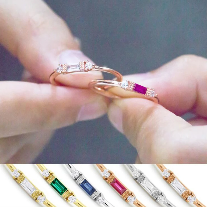 UILZ простой изысканный темперамент микро инкрустированные Цирконом подходит для