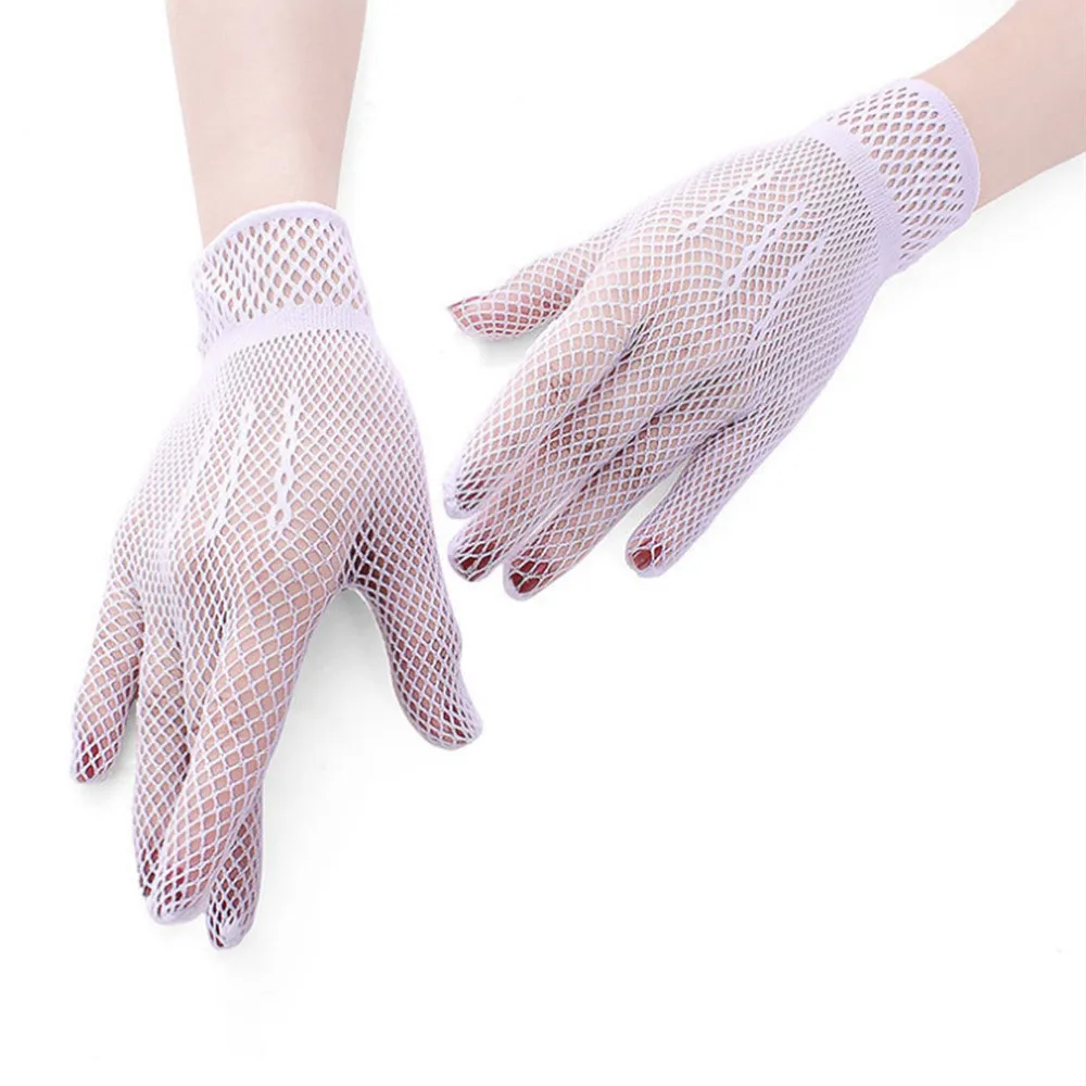 2020 Fashion News High Quality Women Gloves Stylish Hand Warmer Winter Women's Short Ribs Are Hollow And Fun Fishing Net | Аксессуары