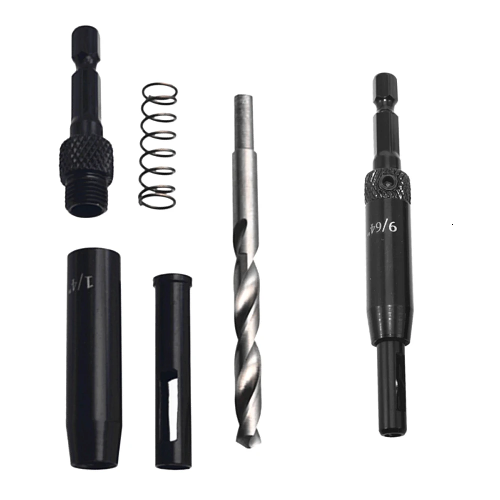 Центр сверло двери Самоцентрирующийся шарнир Tapper Core набор Дырокол