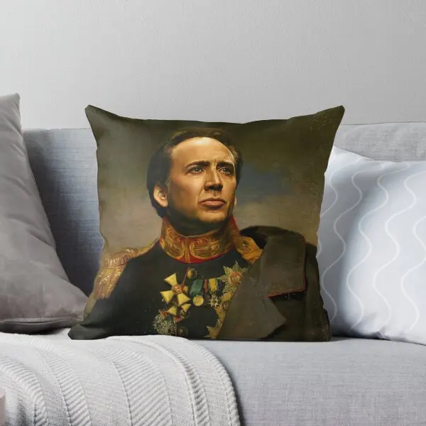

Nicolas Cage - replaceface Soft Decorative Throw Pillow Cover for Home Pillows NOT Included