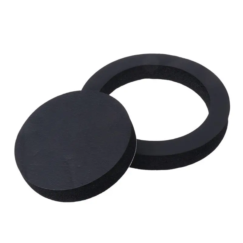 

Black Soundproof Foam Ring Pad Accessory 2.5cm Thickness 19.5cm Dia Speaker Durable