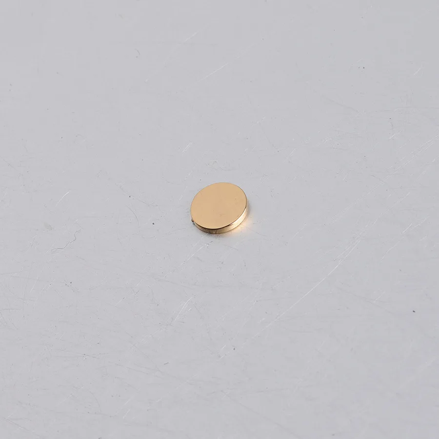 

Jaymaxi 6mm Small Round Circles Mirror Polished Stainless Steel DIY Jewelry Accessories Gold Color Charms Pendant 20Piecs/lot