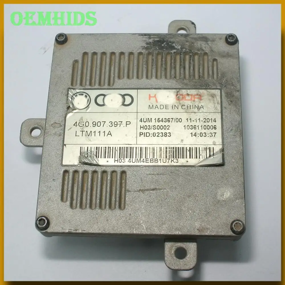 4G0907397P 1 шт. б/у оригинальный OEMHIDS светодиодный балласт A10 02 078 DRL блок управления для