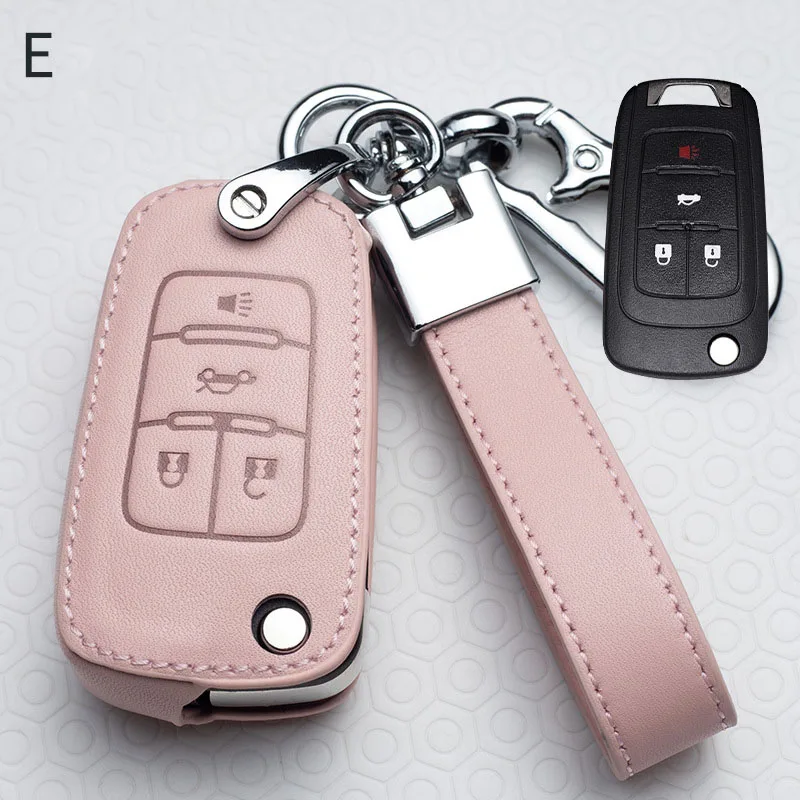 Кожаный чехол для автомобильных ключей с полным покрытием Buick Chevrolet Cruze Opel Vauxhall