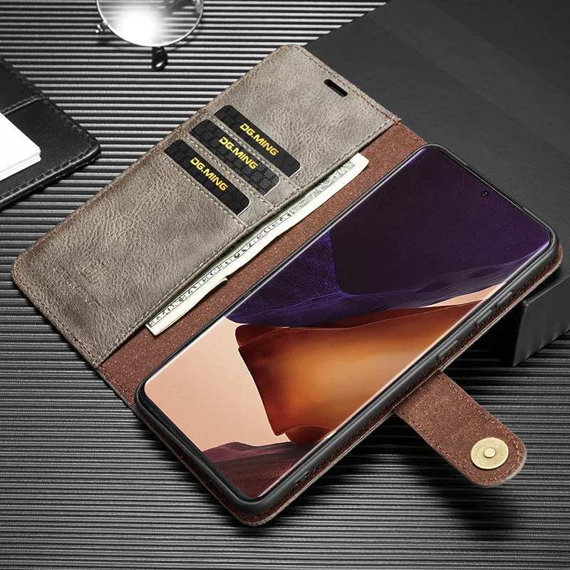 Чехол для Samsung S21 S20 S10 S9 S8 Plus Note9 чехол-книжка с подставкой и отделением карт