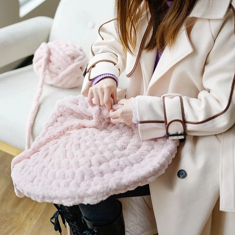 226 г/шар супер толщина шерсть толстая пряжа Войлок шерстяная фитильная для