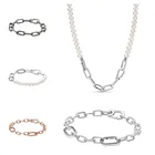 Кулон из серебра 2021 пробы с бусинами для браслета Pandora