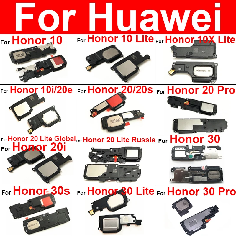 

Louder Speaker Ringer For Huawei Honor 10 10X 20 30 Lite 20 30 Pro 10i 20E 20S 30S Loud Ringer Speaker Buzzer Flex Cable Parts