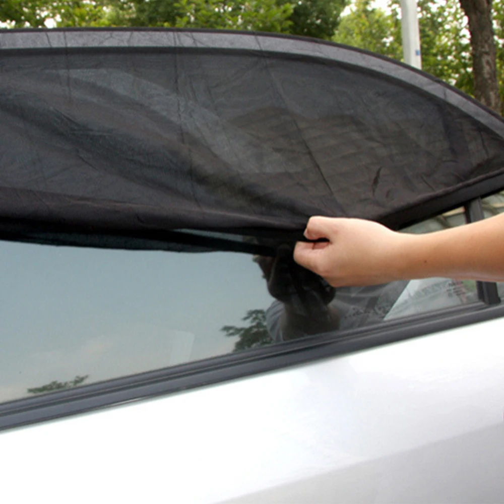 2 шт./компл. Защита от УФ лучей автомобильная сетка для вставки окон защита