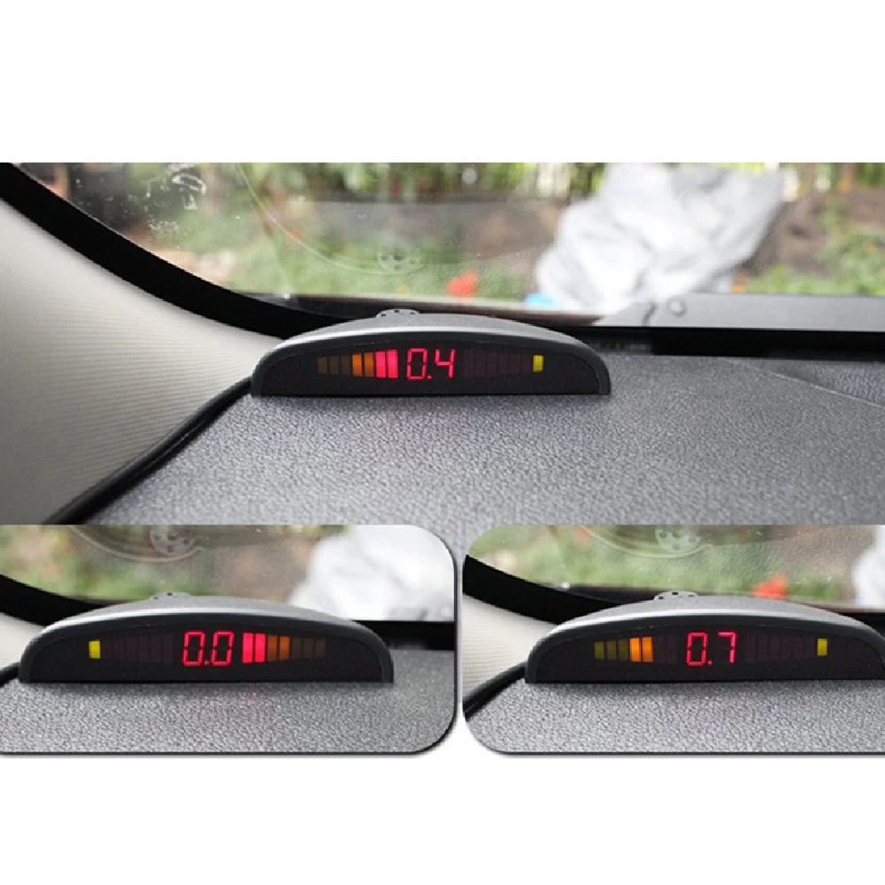 Автомобильный радар заднего ход парковочный датчик беспроводной вида 4 датчика