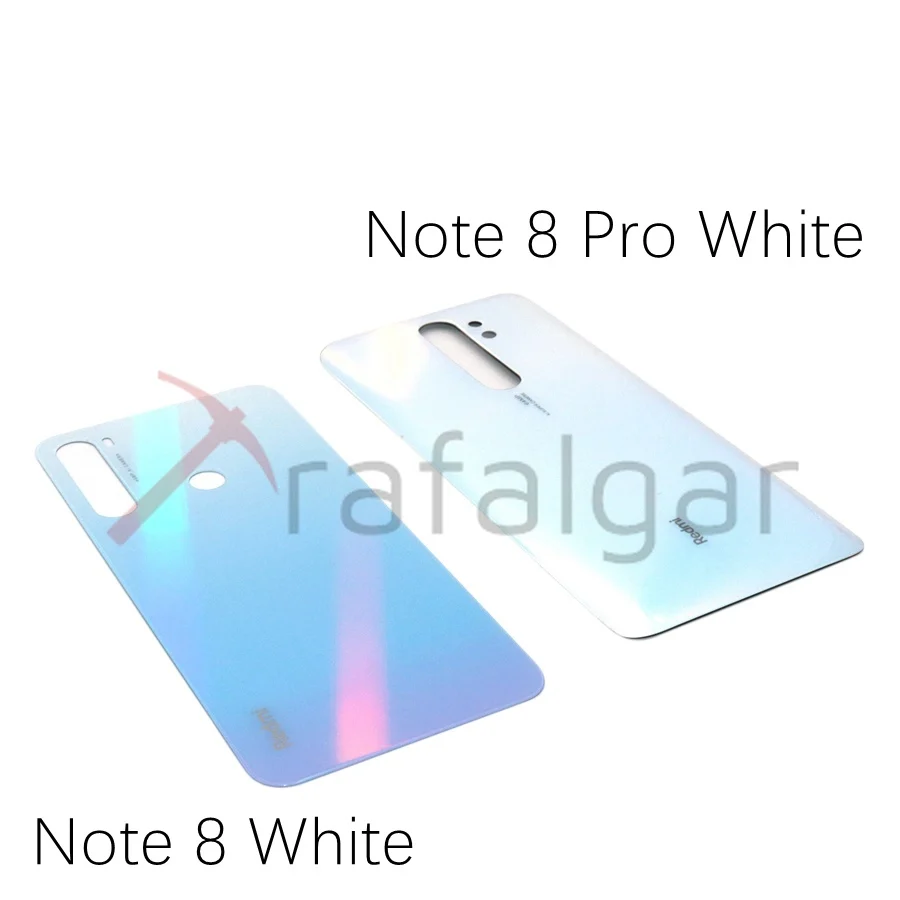 Задняя панель 8T для Xiaomi Redmi Note8 Note 8 Pro стеклянная крышка батарейного отсека задняя