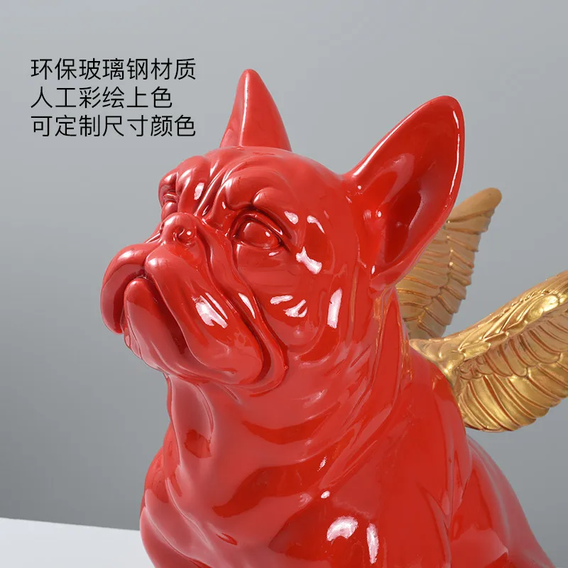 

Cute Puppy Animal Decoration Model Room Modern Nordic Light Luxury Ornament