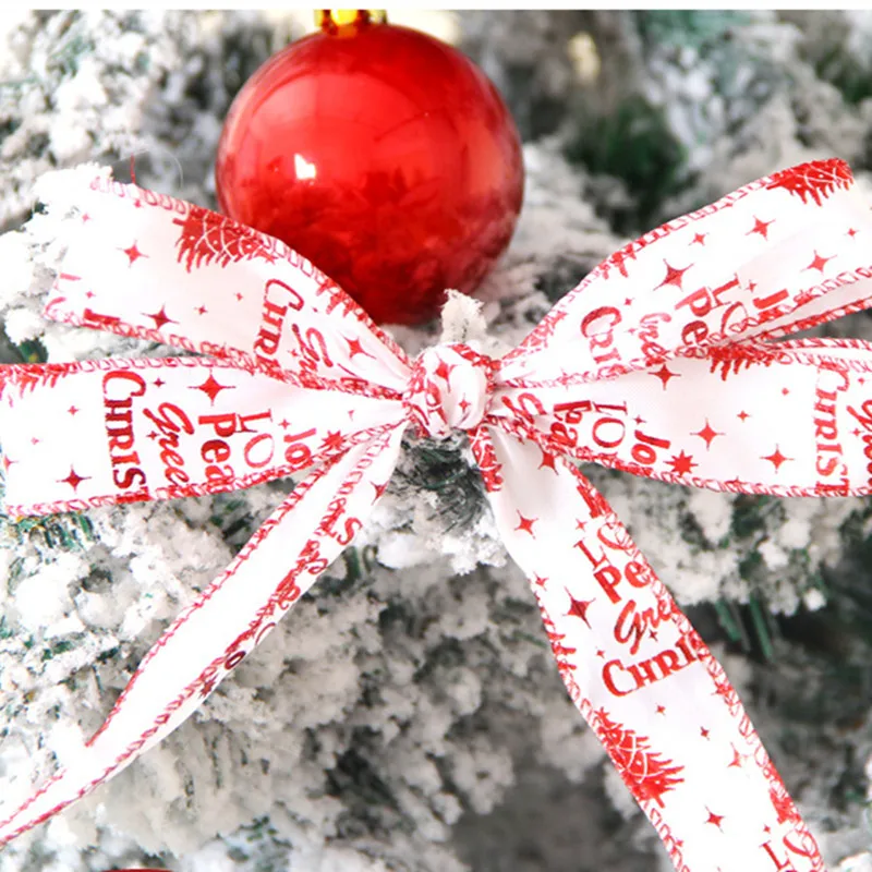 Рождественские декоративные ленты 5 метров ширина 1 6-2 см бант на рождественскую