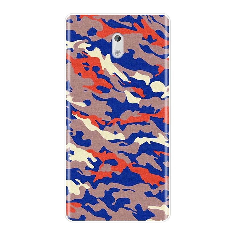 Чехол для Nokia 8 6 5 3 2 1 мягкая силиконовая камуфляжная Военная задняя крышка X6 7 Plus