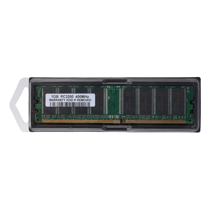 

4GB Kit (4x 1GB) DDR1-400MHz PC Desktop Memory PC1-3200 184pin Non-ECC DIMM Ram,green