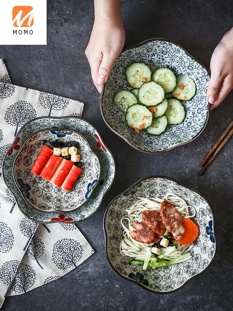 Японский Цвет посуды корзина для цветов креативный маленький плиты бытовые