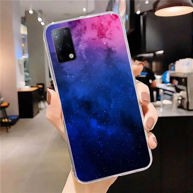 

Mysterious Universe Phone Case for Samsung Galaxy S20 S10 Plus A21S A51 A71 Clear Cover Note 20 Ultra Lite Fundas Coque